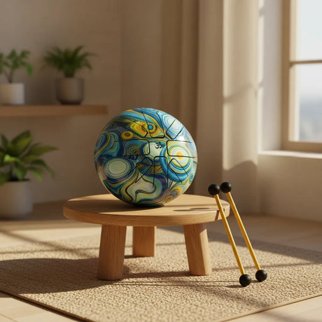 Hand Drum Aura Azul 16 cm