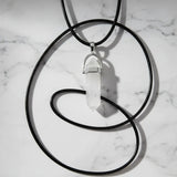 Collar de Punta Cuarzo de Cristal