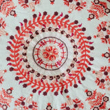 Cojin Boho Rosado Redondo Mediano