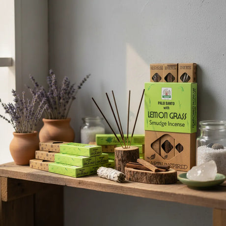 Incienso Orgánico Palo Santo con Lemongrass