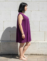 Blusa Vestido Chalani Morada