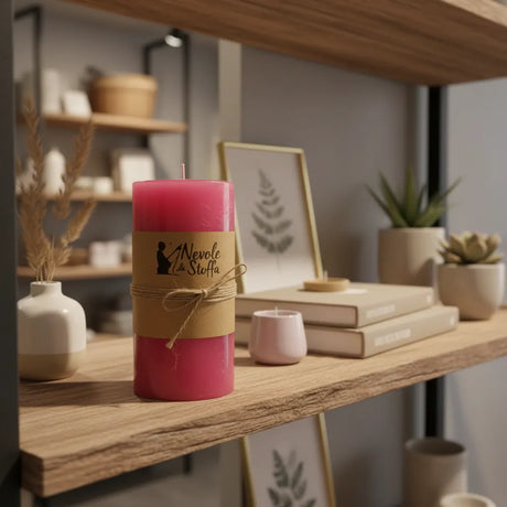 Velón Rosa 14 cm