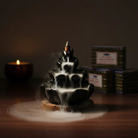 Incienso Cascada Palo Santo 120 conos