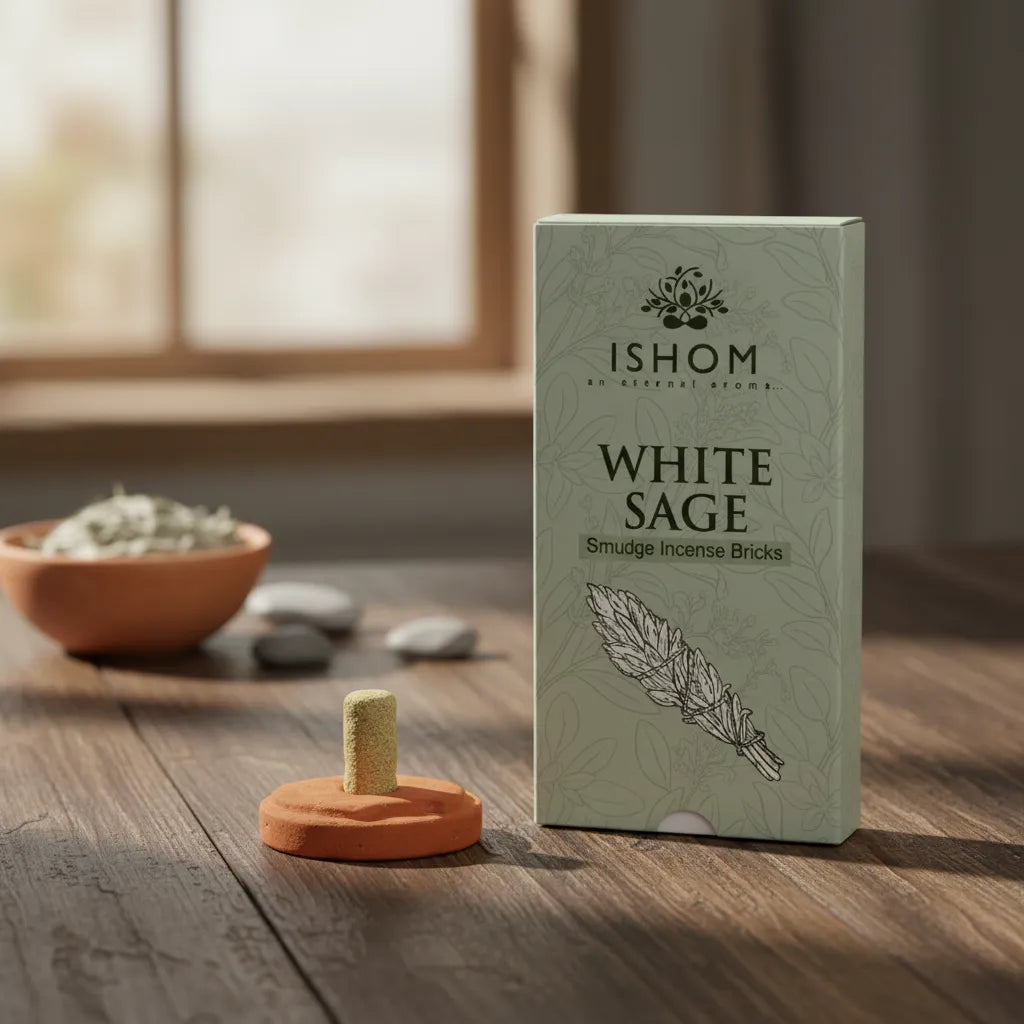 Ladrillos de Incienso Salvia Blanca