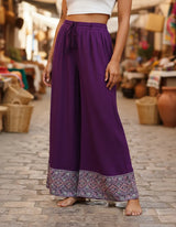 Pantalón Palazzo Raga Morado