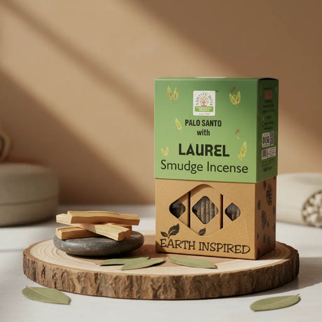 Incienso Orgánico Palo Santo con Laurel