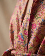 Kimono Trisha Beige con Rosa