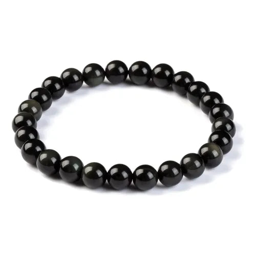 Pulsera Agata Negra 6mm