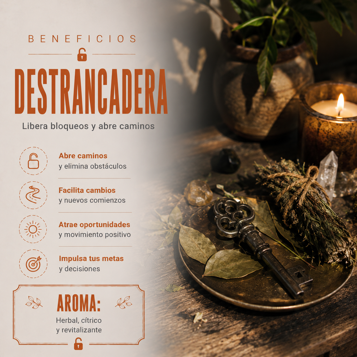 Aceite Aromático Destrancadera