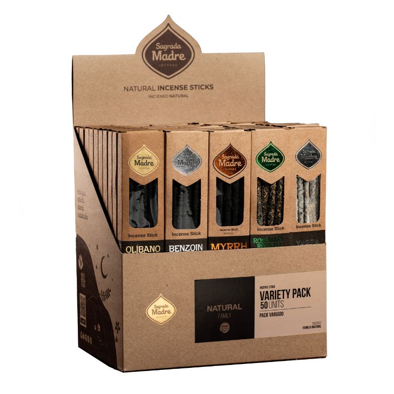 Inciensos Pack Familiar Linea Natural - Sagrada Madre
