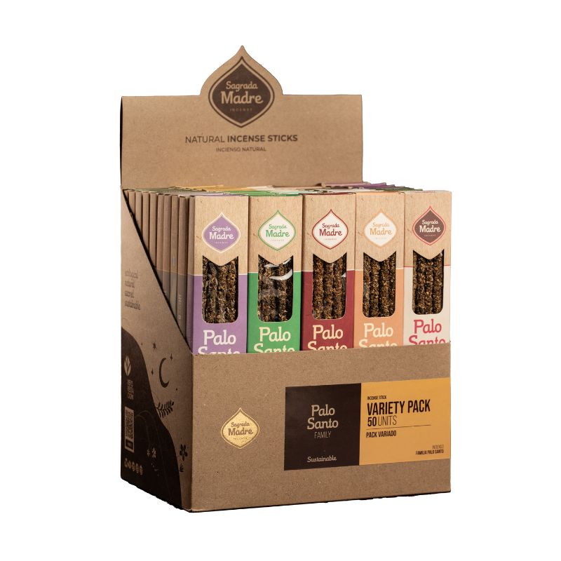 Inciensos Pack Familiar Linea Palo Santo - Sagrada Madre