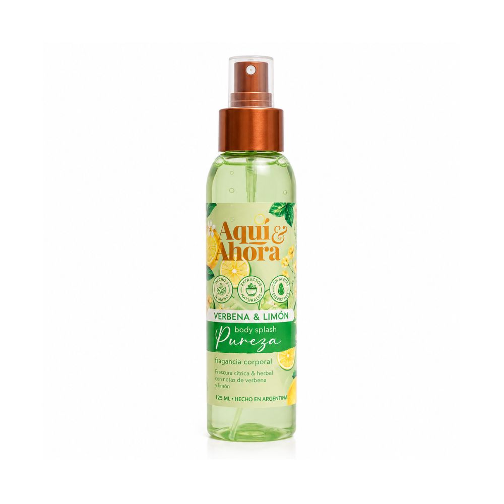 Body Splash Pureza Verbena Limon 125 mL