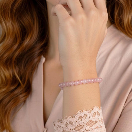 Pulsera Cuarzo Cherry 8mm