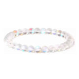Pulsera Piedra Lunar Arcoiris 6mm