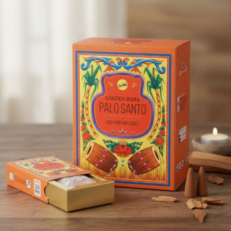 Incienso Cascada Golden Palo Santo 120 conos