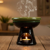 Difusor de Ceramica Magno Verde Negro