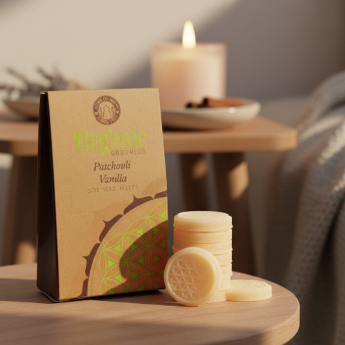 Pastilla Cera Aromática Pachulí Vainilla