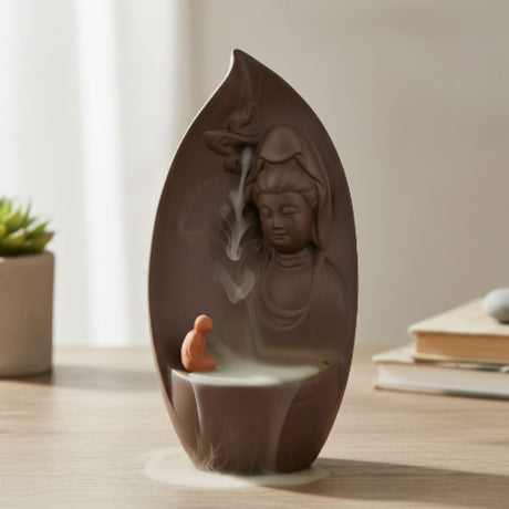 Porta Incienso Cascada Gruta del Budda + 10 inciensos