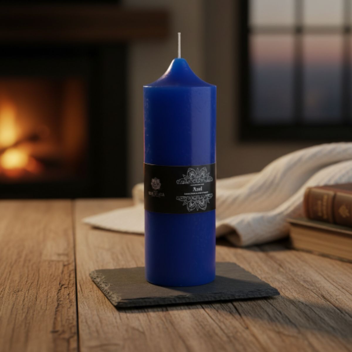 Velón Azul 15cm