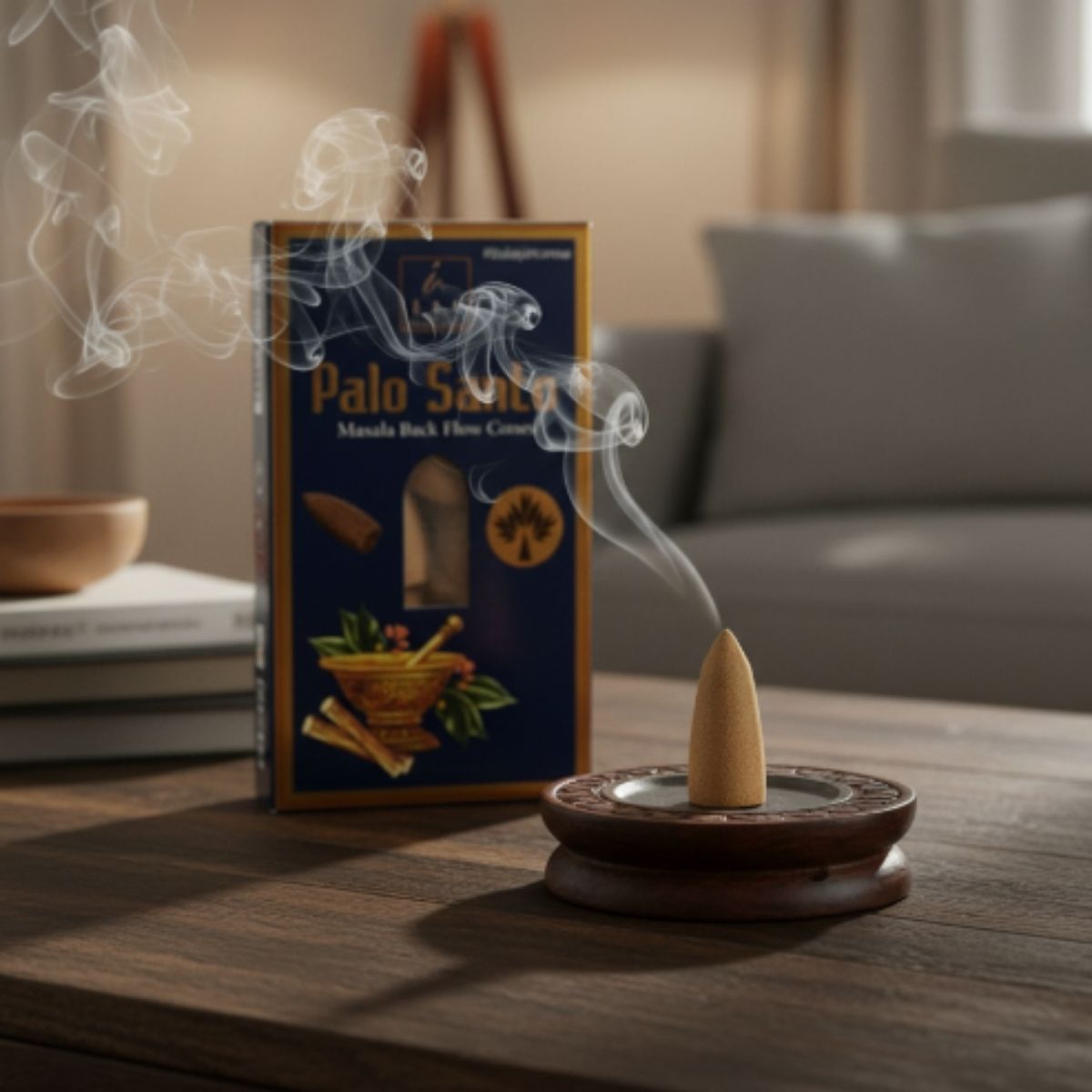 Incienso Cascada Palo Santo 10 conos