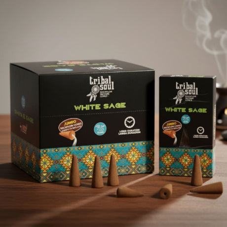 Incienso Cascada Salvia Blanca 120 conos