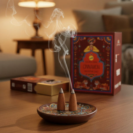 Incienso Cascada Golden Indian Canela 120 conos