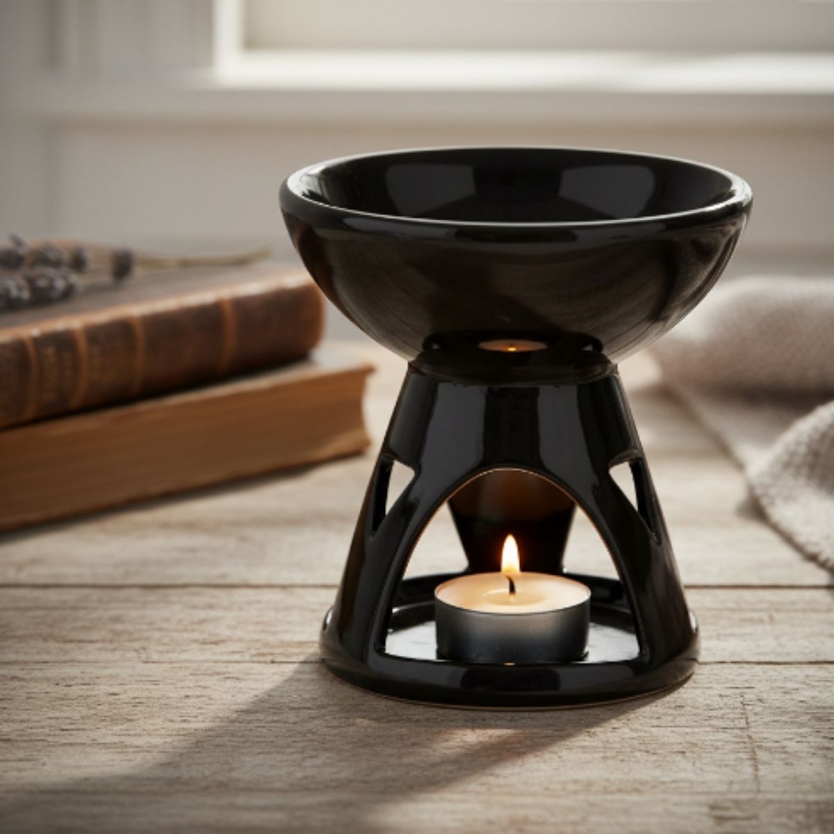 Difusor de Ceramica Negro