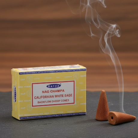 Incienso Cascada Salvia Blanca 120 conos