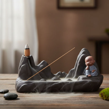 Porta Incienso Cascada La Isla del Buda + 10 inciensos