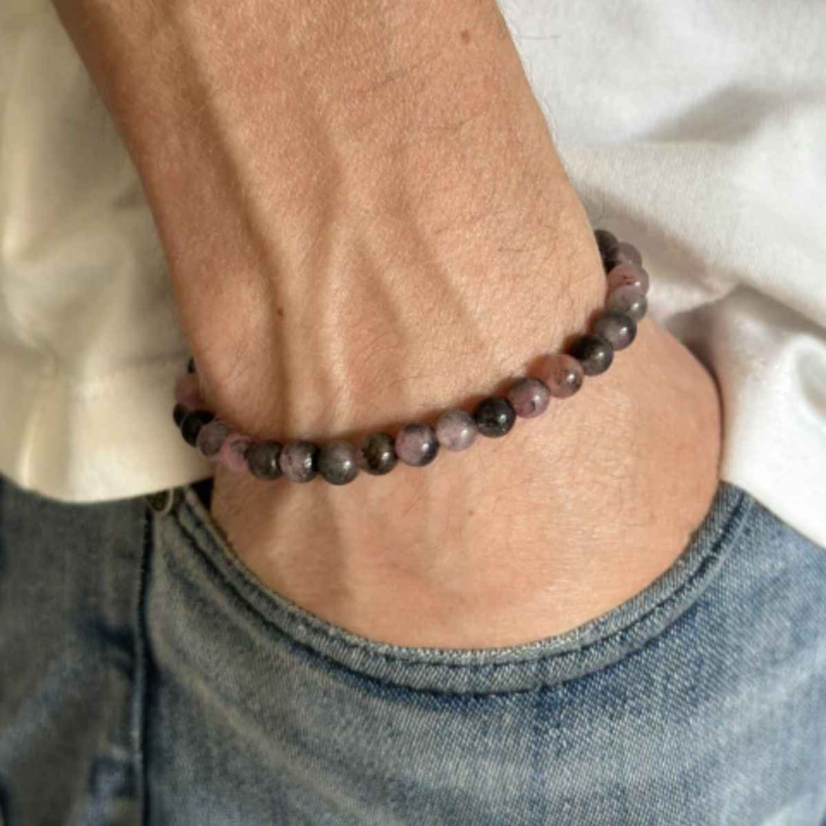 Pulsera Rodonita 6mm