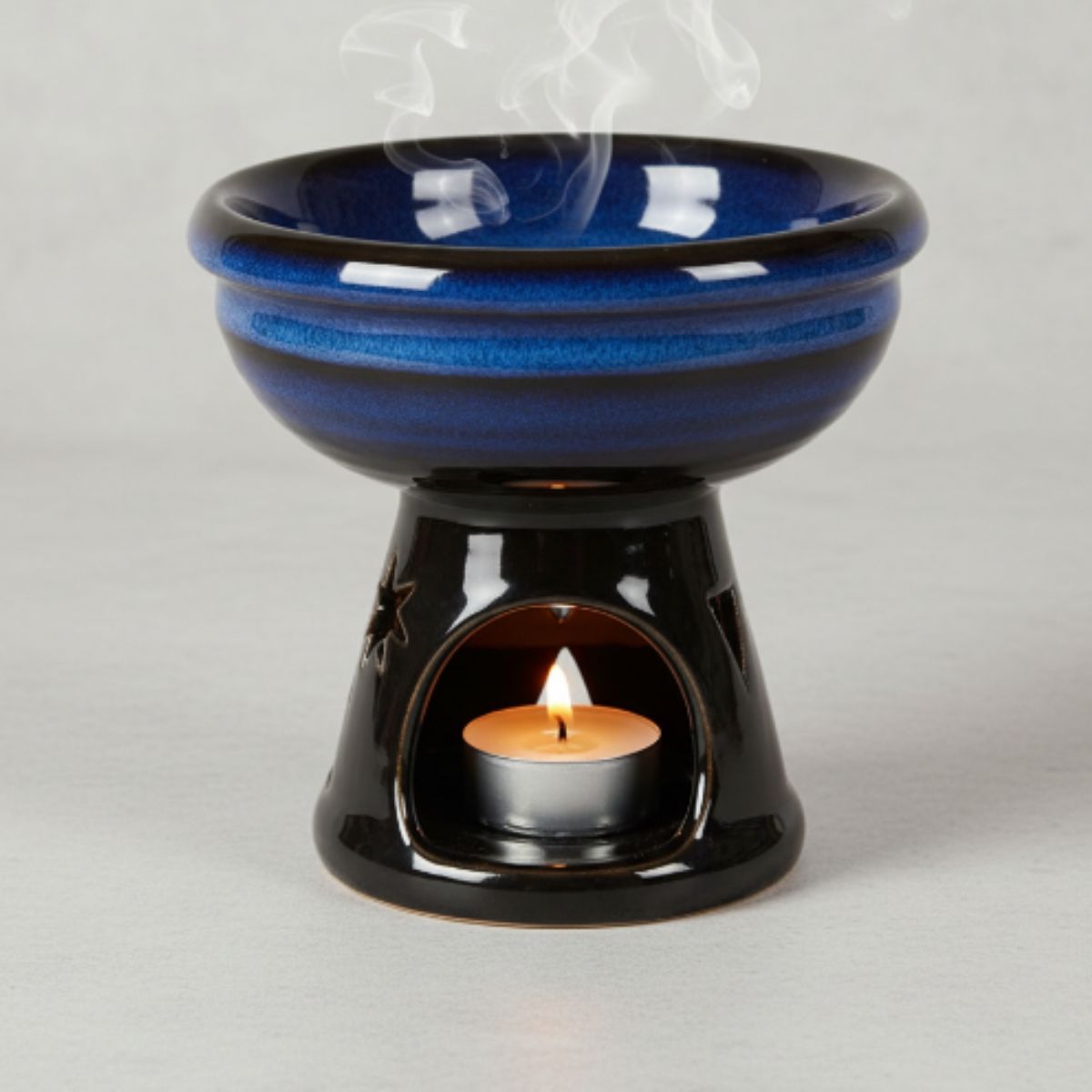 Difusor de Ceramica Magno Azul Negro