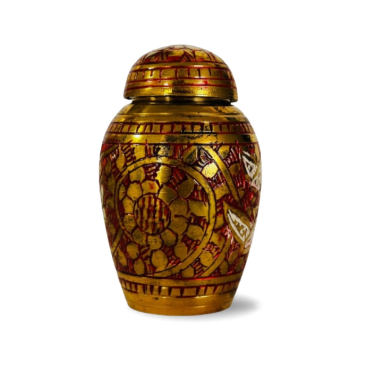 Ánfora de Bronce Rojo Pequeño