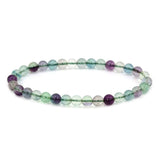 Pulsera Fluorita 6mm