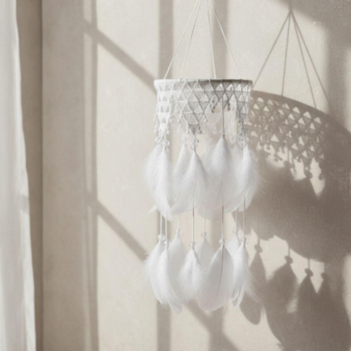 Atrapasueño Pluma Blanca