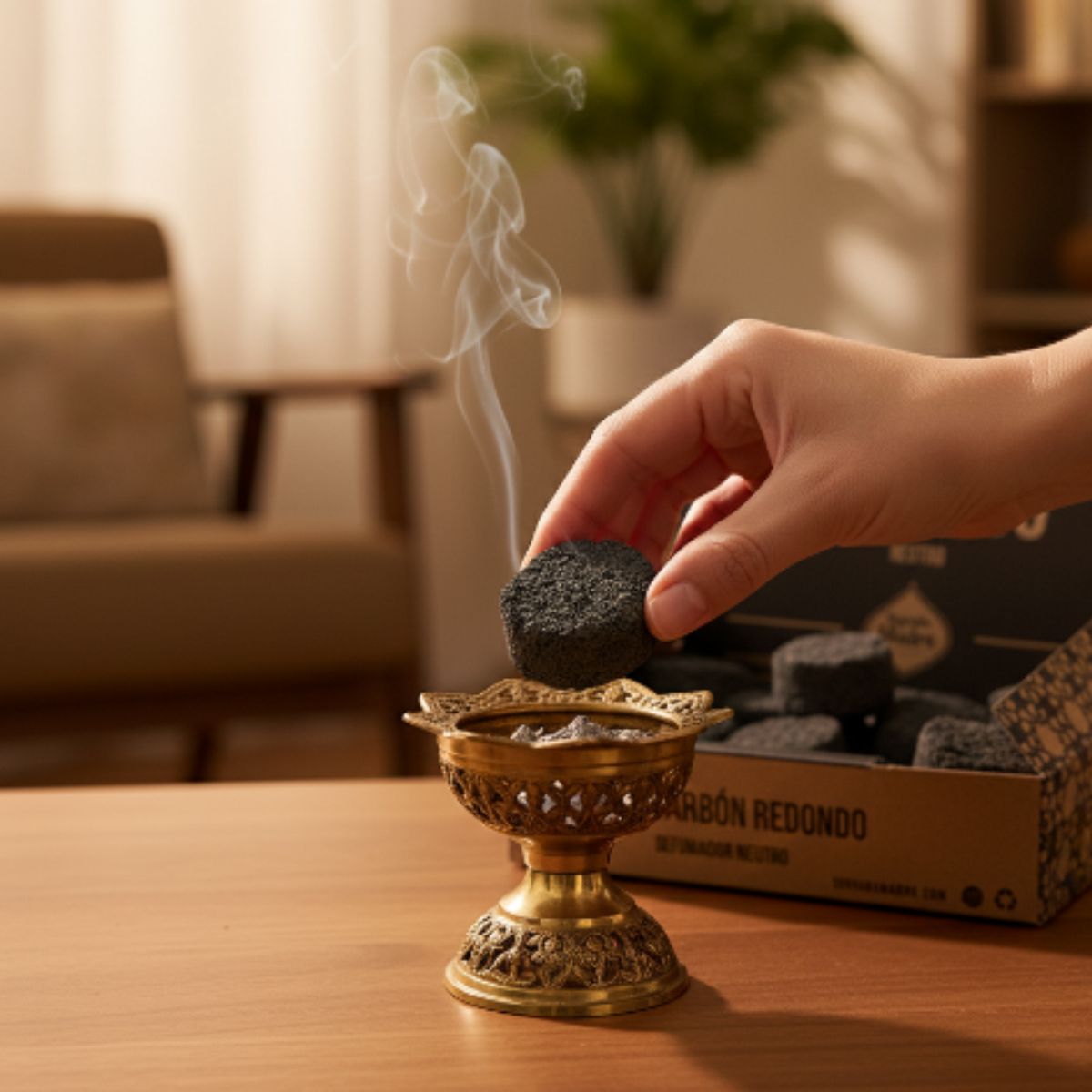 Carbón Defumador Neutro 24u