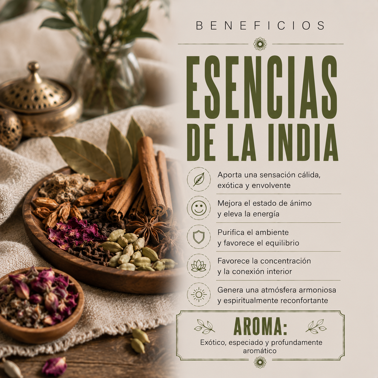 Aceite Esencial Esencias de la India