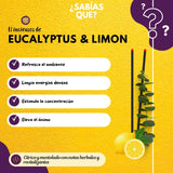Incienso Natural Eucalyptus y Limon - Goloka