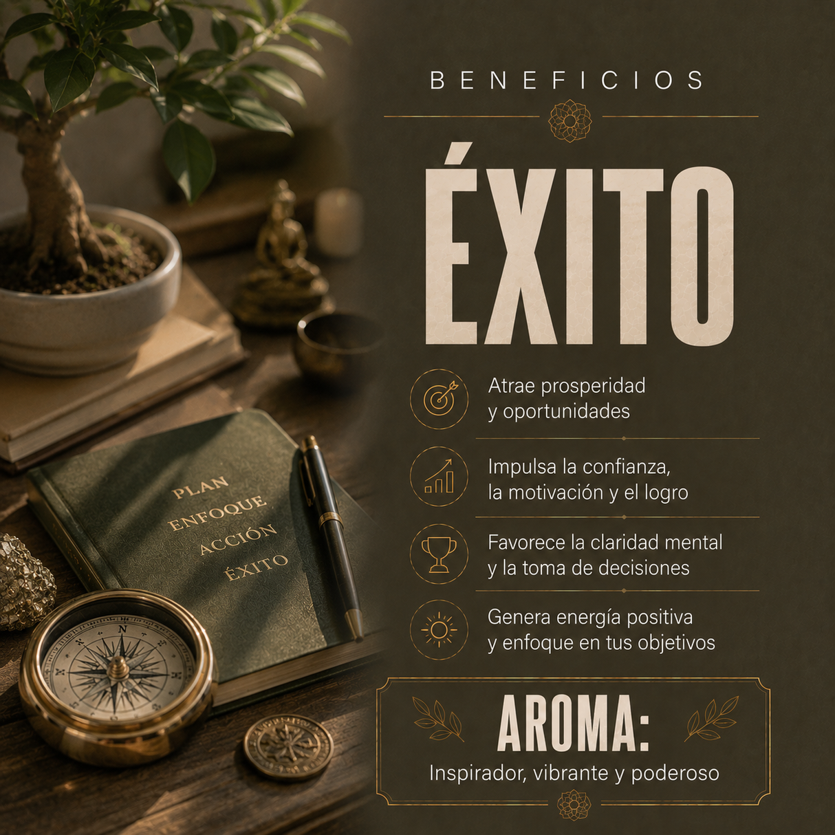 Aceite Aromático Éxito y Prosperidad