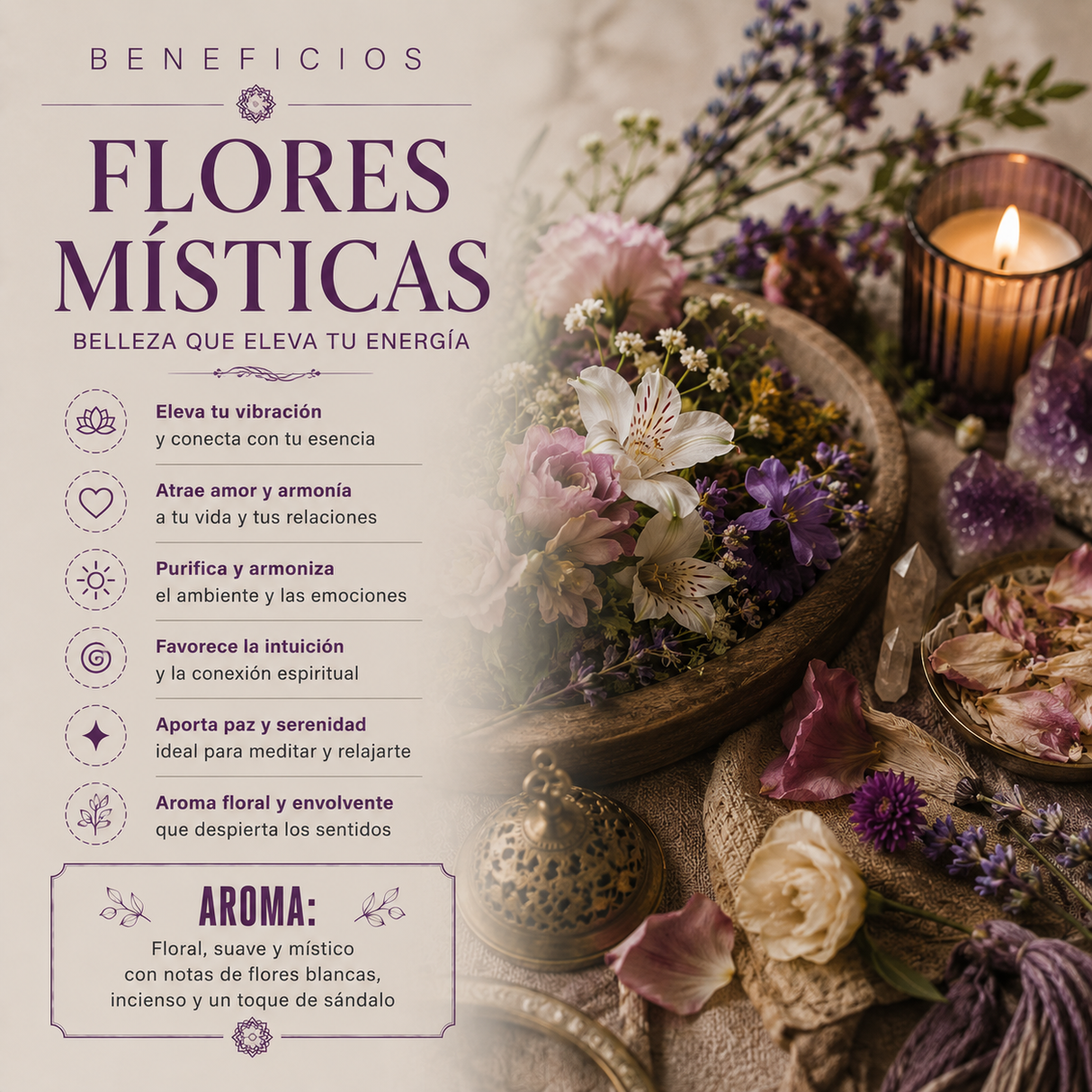 Aceite Aromático Flores Misticas
