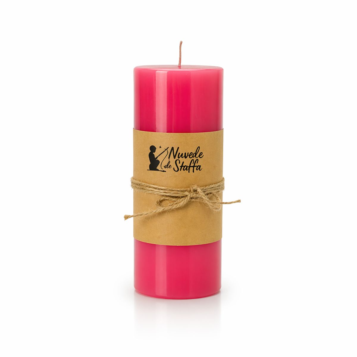 Velón Rosa 20 cm