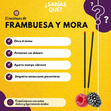 Incienso Natural Frambuesa y Mora - Goloka