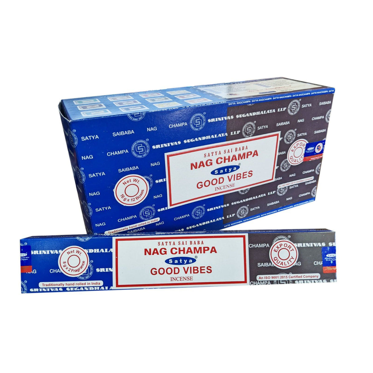 Incienso dúo Nag Champa y Good Vibes