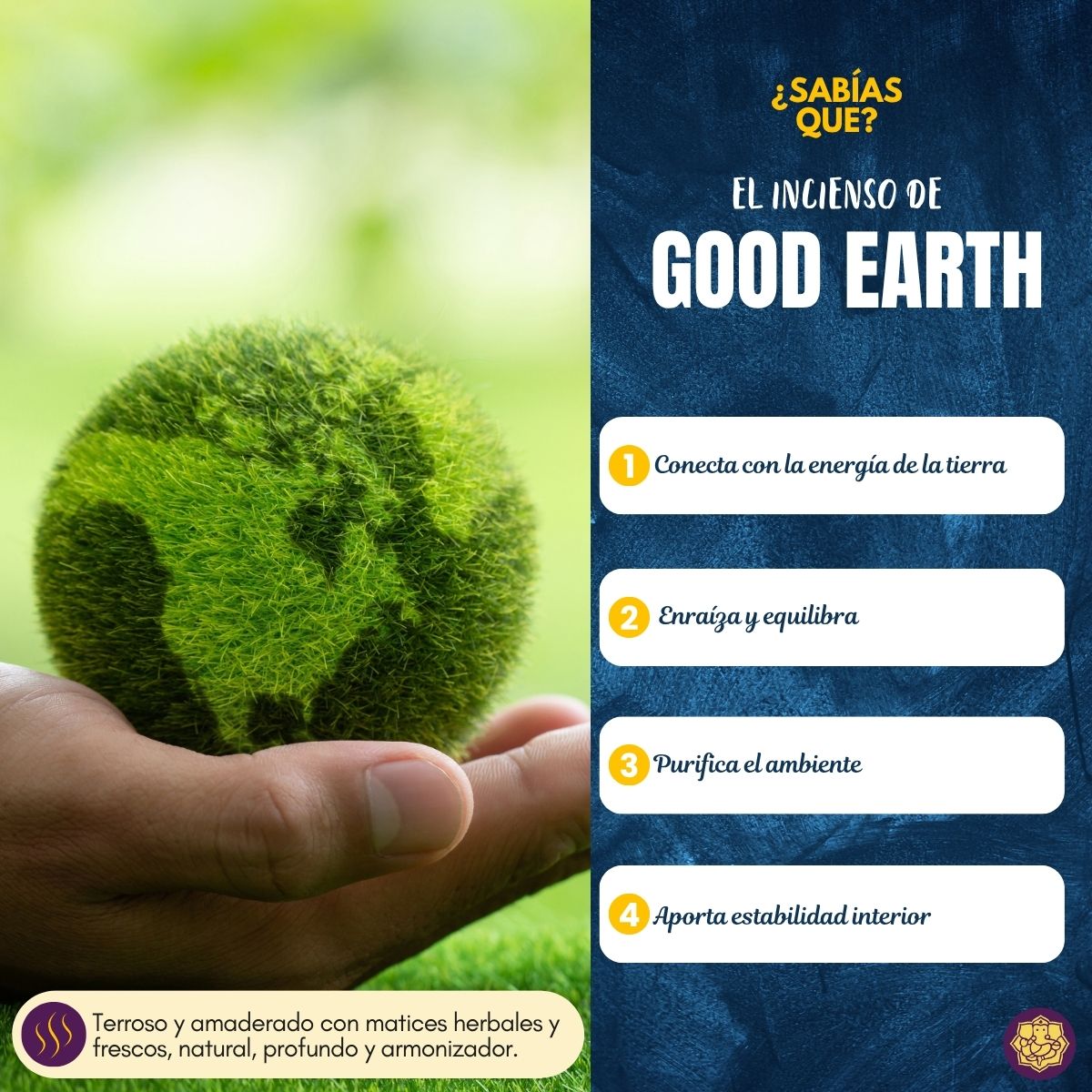 Incienso Natural Premium Good Earth - Goloka