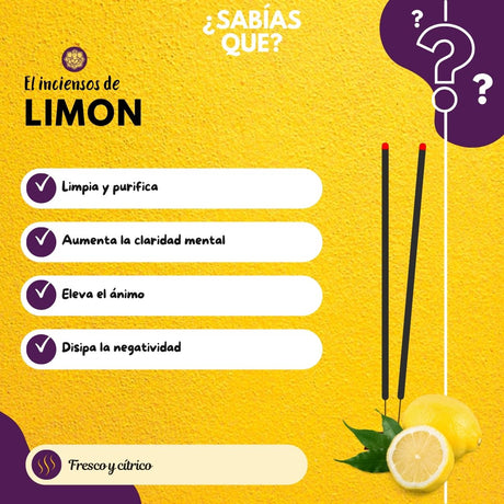 Incienso Cascada Limon Natural - Goloka - 24 Conos