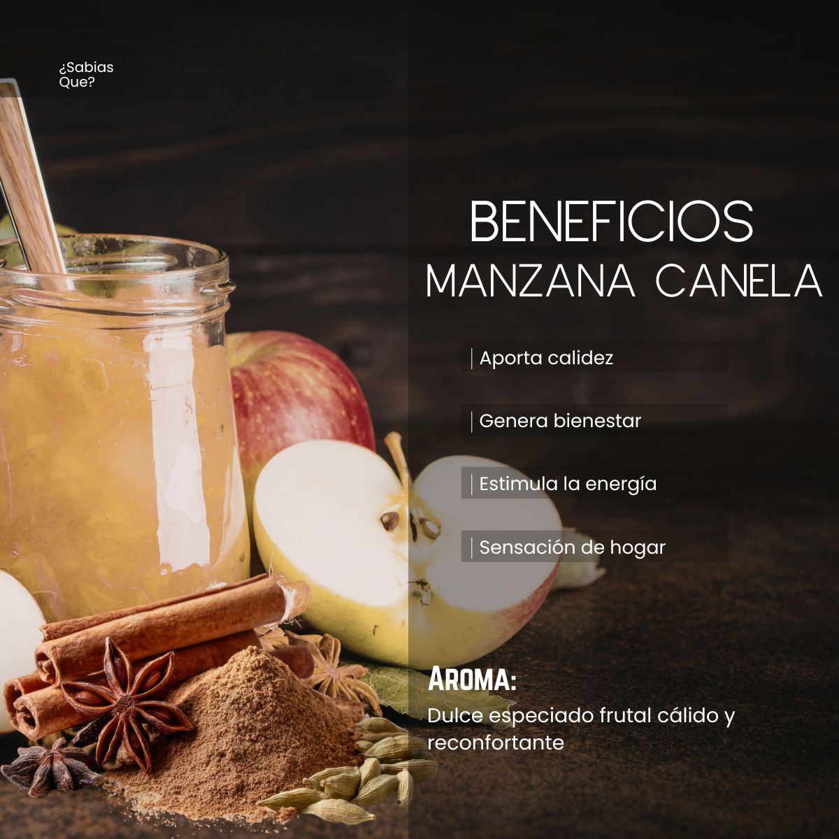 Aceite Aromático de Manzana Canela Clavo