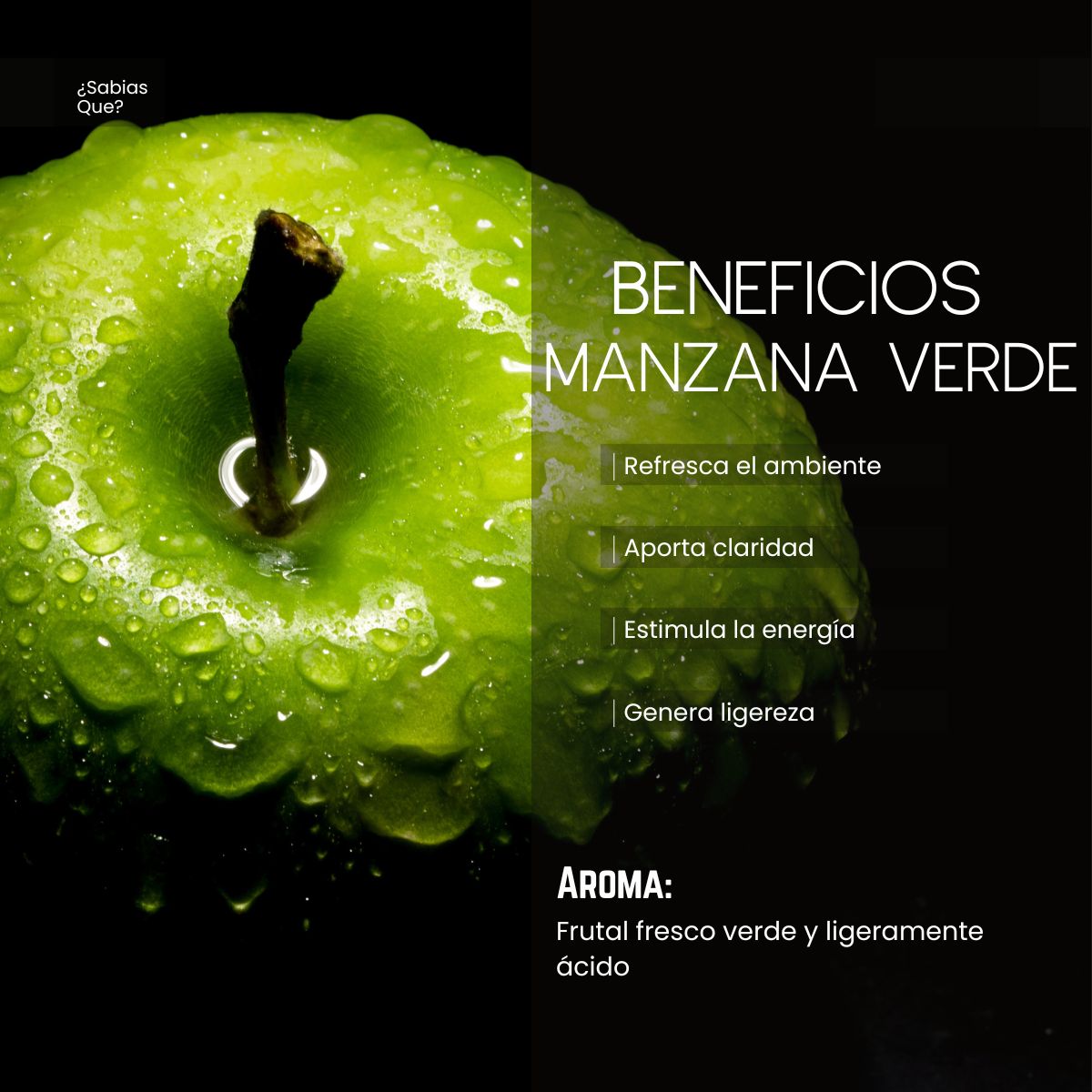 Aceite Aromático de Manzana Verde