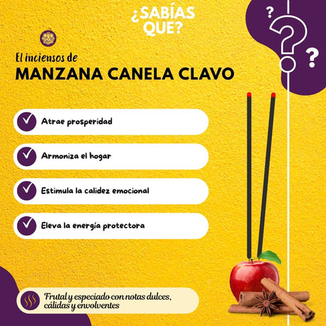 Slim Sahumerio Tibetano Manzana Canela - Aromanza