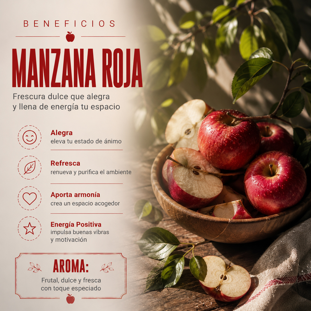 Incienso Masala Manzana Roja