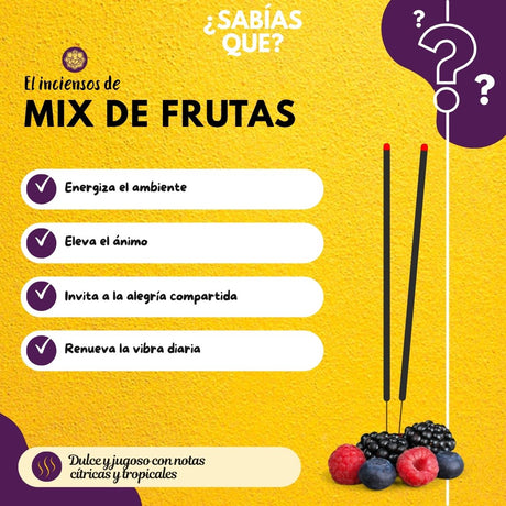 Incienso Natural Mix de Frutas - Tulasi