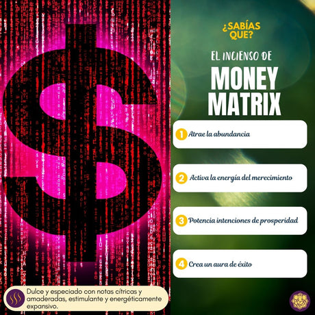 Incienso Natural Money Matrix - Satya